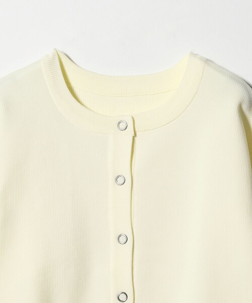 A DAY IN THE LIFE UNITED ARROWS(アデイインザライフユナイテッドアローズ)の「ジャガード 2WAY カーディガン ‐ウォッシャブル‐<A DAY IN THE LIFE>(カーディガン/ボレロ・レディース・ブラック/レッド/ロイヤルブルー/オフホワイト・FREE)」の11枚目の写真