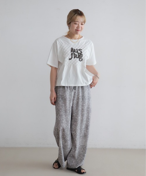 NOMBRE IMPAIR（ノンブルアンペール）の「星座プリント　イージーパンツ（その他パンツ・レディース・ライトグレー/ネイビー・FREE）」の19枚目の写真