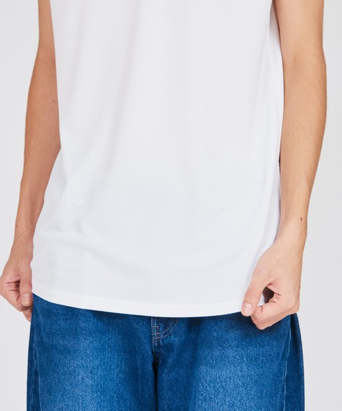 HANES(ヘインズ)の「【Hanes/ヘインズ】メンズ 【2枚組】Hanes MOVES スクエアメッシュ スリーブレスTシャツ(Tシャツ/カットソー・メンズ・ホワイト/ライトグレー/ブラック・M/L/LL)」の6枚目の写真