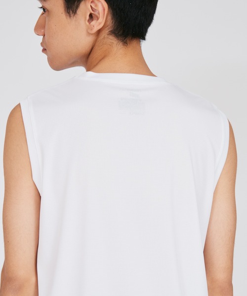 HANES(ヘインズ)の「【Hanes/ヘインズ】メンズ 【2枚組】Hanes MOVES スクエアメッシュ スリーブレスTシャツ(Tシャツ/カットソー・メンズ・ホワイト/ライトグレー/ブラック・M/L/LL)」の7枚目の写真
