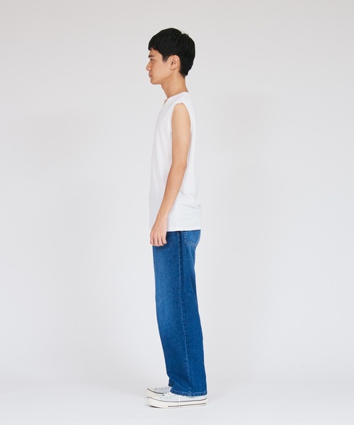 HANES(ヘインズ)の「【Hanes/ヘインズ】メンズ 【2枚組】Hanes MOVES スクエアメッシュ スリーブレスTシャツ(Tシャツ/カットソー・メンズ・ホワイト/ライトグレー/ブラック・M/L/LL)」の9枚目の写真