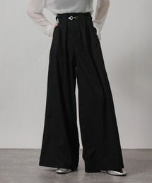 Social GIRL | 2026SS ハイウエストタックワイドパンツ スラックスパンツ(スラックス)