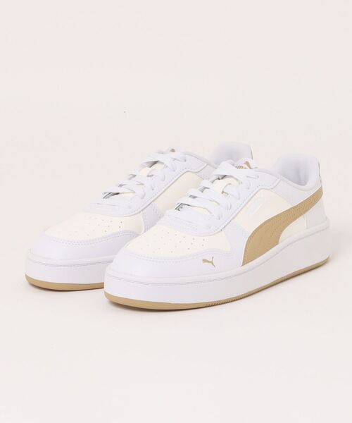 PUMA(プーマ)の「PUMA プーマ SKYE NEO LITE WIDE スカイ ネオ ライト WIDE 392831 ABC-MART限定 *15WH/WARM/SAND(スニーカー・メンズ・ホワイト・24.5cm/23.5cm/25.0cm/24.0cm/23.0cm/25.5cm/22.5cm)」の1枚目の写真