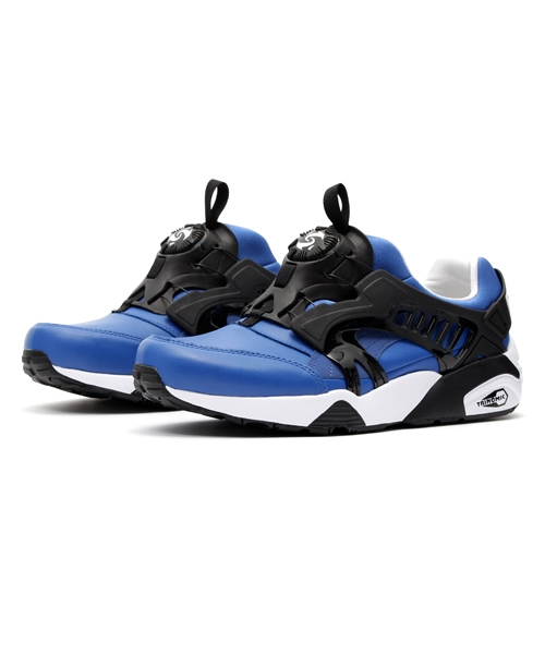 PUMA（プーマ）の「TRINOMIC DISC BLAZE LEATHER（スニーカー・メンズ・ホワイト/ブルー/ブラック・24.0cm/25.0cm/26.0cm/27.0cm/27.5cm/28.0cm/28.5cm/24.5cm/25.5cm/26.5cm/23.0cm/23.5cm/22.5cm/29.0cm）」の3枚目の写真