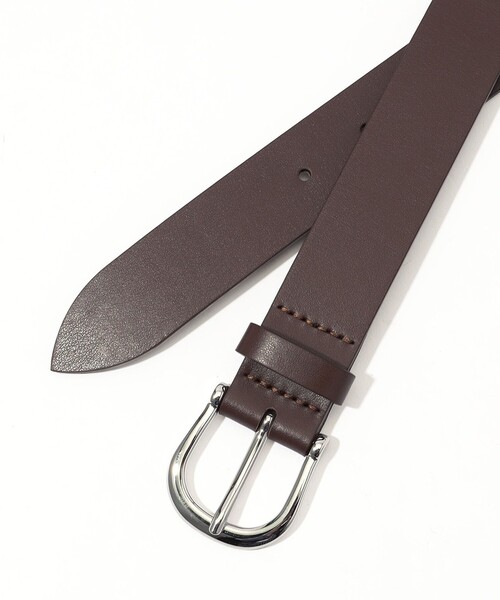 LEFIJE(レフィエ)の「LEFIJE ROUND レザーベルト(ベルト・レディース・ブラック/ダークブラウン・FREE)」の4枚目の写真