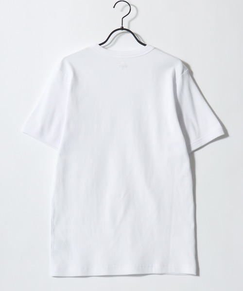 HANES(ヘインズ)の「Hanes/へインズ BEEFY/ビーフィー 無地 リブ クルーネック 半袖Tシャツ/1P パックT/レディース メンズ(Tシャツ/カットソー・メンズ・ネイビー/ホワイト/グレー/ブラック・S/M/XL/L)」の13枚目の写真