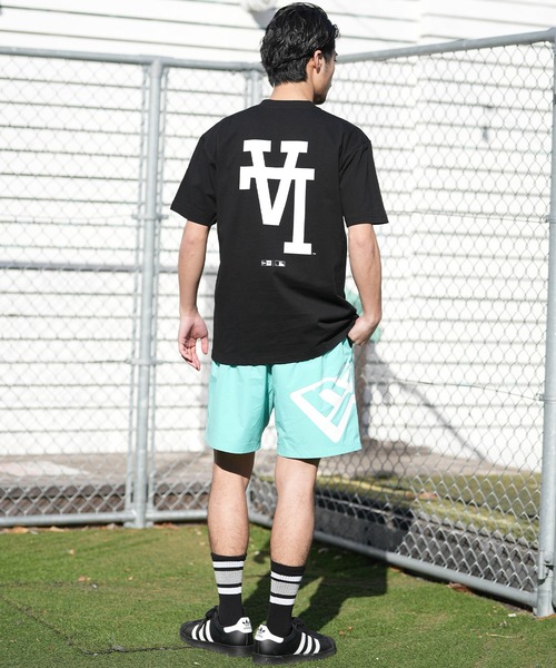 NEW ERA(ニューエラ)の「NEW ERA/ニューエラ 半袖 Tシャツ バックプリント コットン Upside Down ロサンゼルス・ドジャース(Tシャツ/カットソー・メンズ・ホワイト/ブラック・XL/XXL/M/L)」の13枚目の写真