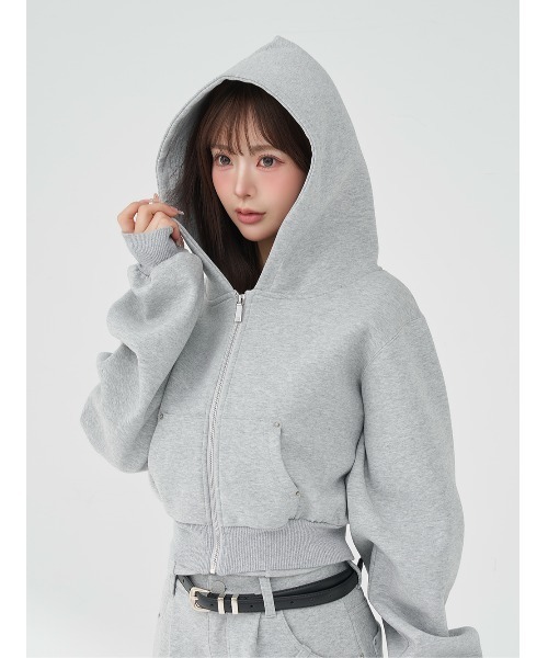 Darich（ダーリッチ）の「ボンディングスウェットベアアンサンブル（アンサンブル・レディース・ホワイト/ブラック/グレー・FREE）」の21枚目の写真