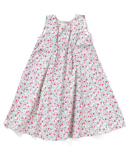 apres les cours(アプレレクール)の「【WEB限定】総柄プリントまいにちワンピース(ワンピース・キッズ・オレンジ/ネイビー/スカイブルー/ブラック/サックスブルー/ピンク/イエロー/ストライプ・100/120/110/90/80/140/130)」の6枚目の写真