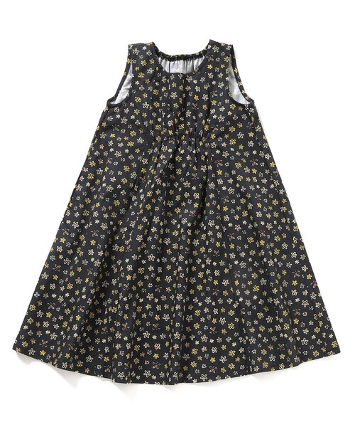 apres les cours(アプレレクール)の「【WEB限定】総柄プリントまいにちワンピース(ワンピース・キッズ・オレンジ/ネイビー/スカイブルー/ブラック/サックスブルー/ピンク/イエロー/ストライプ・100/120/110/90/80/140/130)」の2枚目の写真