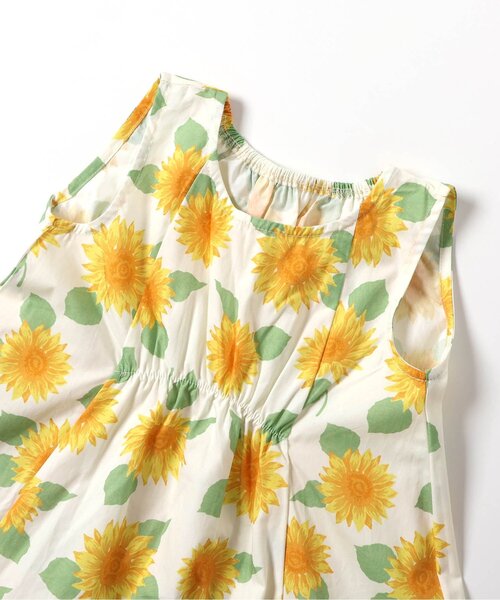 apres les cours(アプレレクール)の「【WEB限定】総柄プリントまいにちワンピース(ワンピース・キッズ・オレンジ/ネイビー/スカイブルー/ブラック/サックスブルー/ピンク/イエロー/ストライプ・100/120/110/90/80/140/130)」の10枚目の写真