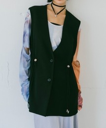 sahara | Waist Draw String Vest/ウエストドローストリングベスト(ベスト)