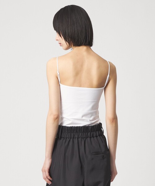 EMMEL REFINES(エメルリファインズ)の「<EMMEL REFINES>EM カップツキ キャミソール(キャミソール・レディース・ブラック/ホワイト・FREE)」の5枚目の写真