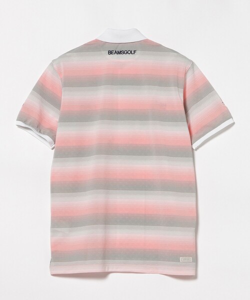 BEAMS GOLF(ビームスゴルフ)の「PURPLE LABEL / MONTAUK ボーダー シャツ(ポロシャツ・メンズ・ブルー/ピンク・SMALL/X-LARGE/LARGE/MEDIUM)」の8枚目の写真