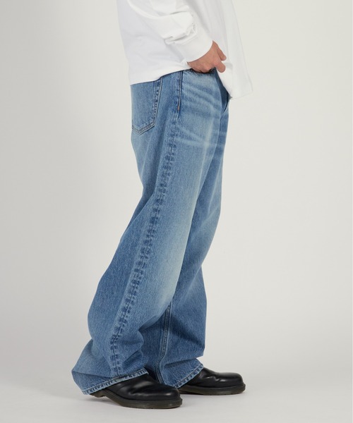 Calvin Klein（カルバン・クライン）の「Calvin Klein/カルバンクライン BAGGY HAPPER BLUE JEAN ブランドタグ バギーデニムパンツ 2026年春夏（デニムパンツ・メンズ・ライトブルー・32inch/30inch/28inch）」の18枚目の写真