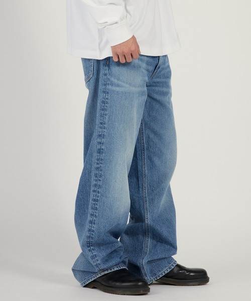 Calvin Klein（カルバン・クライン）の「Calvin Klein/カルバンクライン BAGGY HAPPER BLUE JEAN ブランドタグ バギーデニムパンツ 2026年春夏（デニムパンツ・メンズ・ライトブルー・32inch/30inch/28inch）」の19枚目の写真