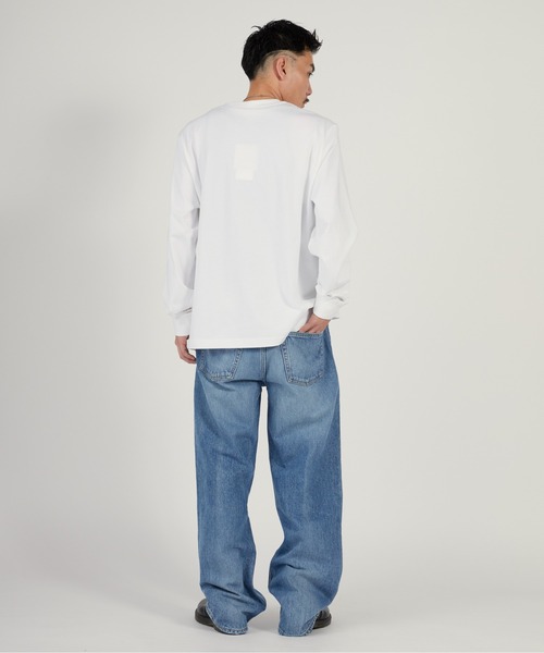 Calvin Klein（カルバン・クライン）の「Calvin Klein/カルバンクライン BAGGY HAPPER BLUE JEAN ブランドタグ バギーデニムパンツ 2026年春夏（デニムパンツ・メンズ・ライトブルー・32inch/30inch/28inch）」の9枚目の写真