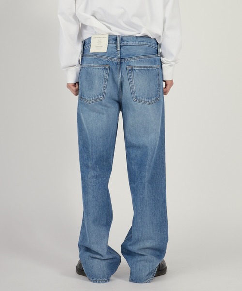 Calvin Klein（カルバン・クライン）の「Calvin Klein/カルバンクライン BAGGY HAPPER BLUE JEAN ブランドタグ バギーデニムパンツ 2026年春夏（デニムパンツ・メンズ・ライトブルー・32inch/30inch/28inch）」の7枚目の写真