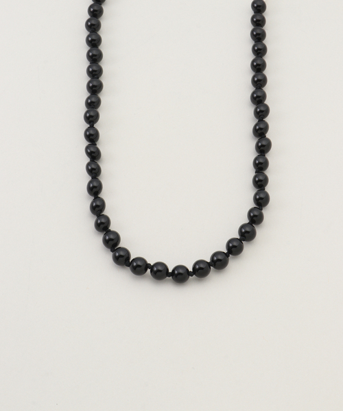 IENA（イエナ）の「EO/イオ ROUND STONE NECKLACE ネックレス BO26SS-56（ネックレス・レディース・ブラック・FREE）」の5枚目の写真