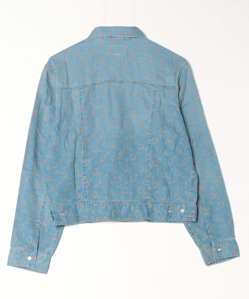 RRL(ダブル アール エル)の「ホースシュープリント デニム シャツ ジャケット(デニムジャケット・メンズ・ネイビー系1・XXL/XS/XL/S/M/L)」の2枚目の写真