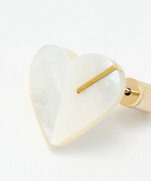 MAYU（マユ）の「＜MAYU＞HRT 片耳ピアス（ピアス（片耳用）・レディース・ライトピンク/ホワイト・FREE）」の10枚目の写真