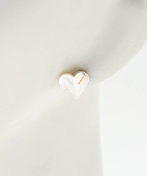 MAYU（マユ）の「＜MAYU＞HRT 片耳ピアス（ピアス（片耳用）・レディース・ライトピンク/ホワイト・FREE）」の11枚目の写真