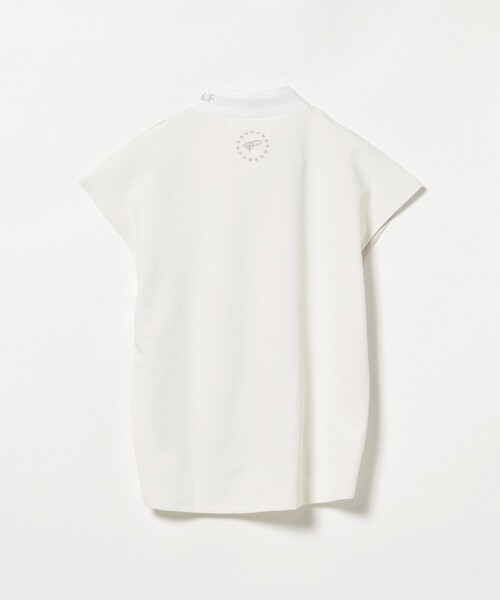 BEAMS GOLF(ビームスゴルフ)の「ORANGE LABEL / バックブラウス コンビ モックネックシャツ(スウェット・レディース・ホワイト/ブラック・S/L/M)」の15枚目の写真