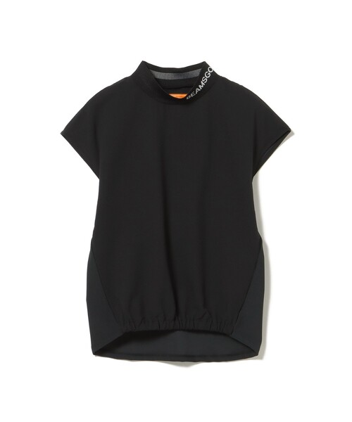 BEAMS GOLF(ビームスゴルフ)の「ORANGE LABEL / バックブラウス コンビ モックネックシャツ(スウェット・レディース・ホワイト/ブラック・S/L/M)」の18枚目の写真