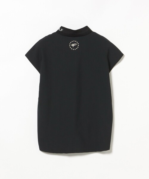 BEAMS GOLF(ビームスゴルフ)の「ORANGE LABEL / バックブラウス コンビ モックネックシャツ(スウェット・レディース・ホワイト/ブラック・S/L/M)」の19枚目の写真