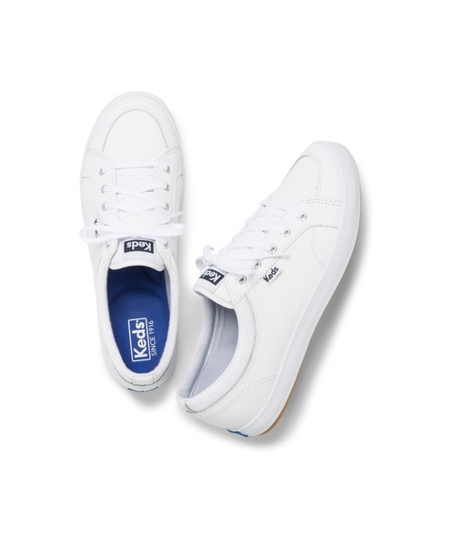 Keds（ケッズ）の「Keds センター レザー ホワイト（スニーカー・レディース・ホワイト・23.0cm/23.5cm/24.0cm/24.5cm/25.0cm/22.5cm）」の4枚目の写真