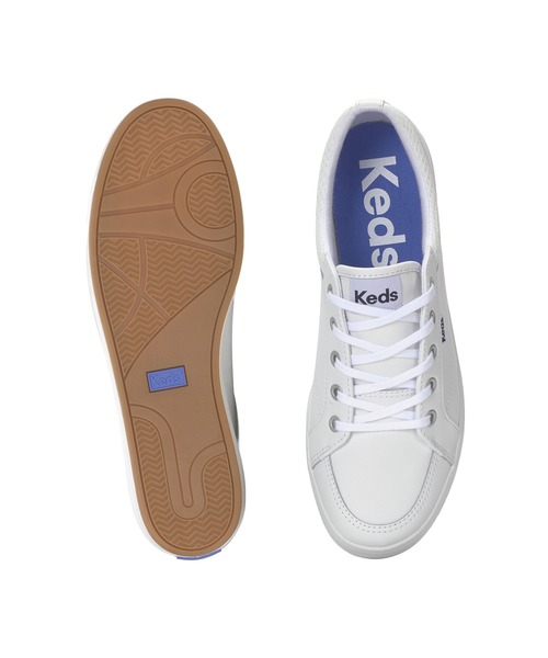 Keds（ケッズ）の「Keds センター レザー ホワイト（スニーカー・レディース・ホワイト・23.0cm/23.5cm/24.0cm/24.5cm/25.0cm/22.5cm）」の6枚目の写真