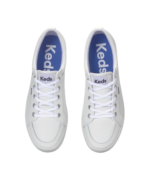 Keds（ケッズ）の「Keds センター レザー ホワイト（スニーカー・レディース・ホワイト・23.0cm/23.5cm/24.0cm/24.5cm/25.0cm/22.5cm）」の3枚目の写真