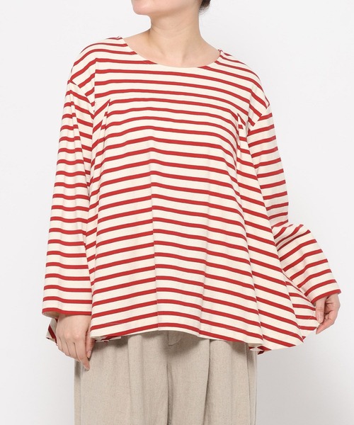 studio CLIP（スタディオクリップ）の「【SUNAOKUWAHARA】タックフレアプルオーバー（Tシャツ/カットソー・レディース・その他2/その他1/ブルー・FREE）」の11枚目の写真