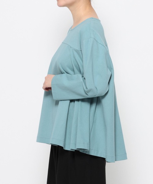 studio CLIP（スタディオクリップ）の「【SUNAOKUWAHARA】タックフレアプルオーバー（Tシャツ/カットソー・レディース・その他2/その他1/ブルー・FREE）」の16枚目の写真