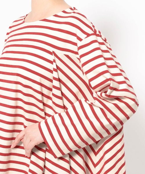 studio CLIP（スタディオクリップ）の「【SUNAOKUWAHARA】タックフレアプルオーバー（Tシャツ/カットソー・レディース・その他2/その他1/ブルー・FREE）」の22枚目の写真