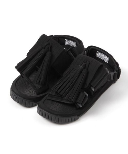 GEORGE'S(ジョージズ)の「【SHAKA】 ウィーケンダータッセル(23cm/24cm)(サンダル・レディース・ブラウン/ブラック・23/24)」の1枚目の写真