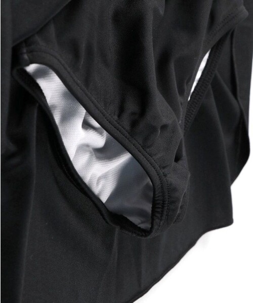 BRANSHES（ブランシェス）の「【水着 / SWIM】パフスリーブタンキニ（スイムグッズ・キッズ・ブルー/ブラック/ラベンダー・130/120/150/140/110/100/90）」の21枚目の写真