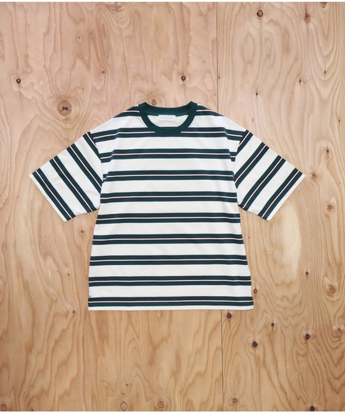 many men many mind(メニーメンメニーマインド)の「MANYMENMANYMINDS / マルチボーダー半袖Tシャツ(Tシャツ/カットソー・メンズ・グレー/チャコールグレー/ホワイト・LARGE/X-LARGE/MEDIUM)」の2枚目の写真