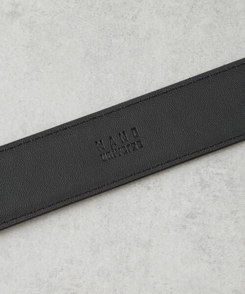 NANO universe(ナノユニバース)の「スライドロックイージーベルト(ベルト・メンズ・ブラウン/ブラック・F)」の11枚目の写真