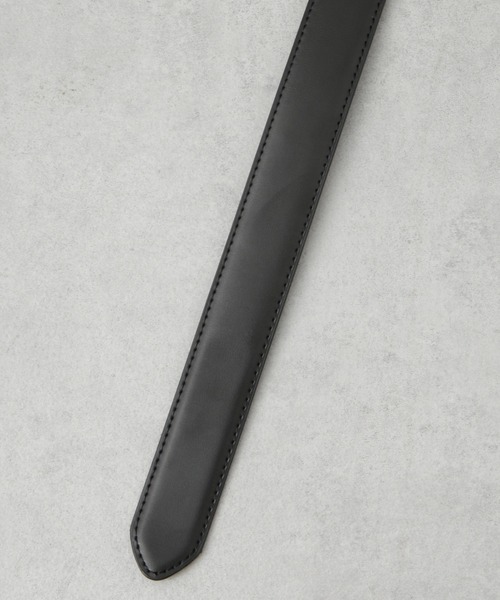 NANO universe(ナノユニバース)の「スライドロックイージーベルト(ベルト・メンズ・ブラウン/ブラック・F)」の8枚目の写真