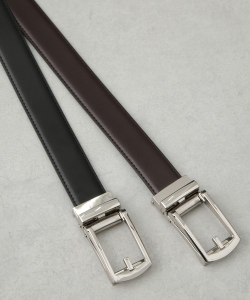 NANO universe(ナノユニバース)の「スライドロックイージーベルト(ベルト・メンズ・ブラウン/ブラック・F)」の9枚目の写真