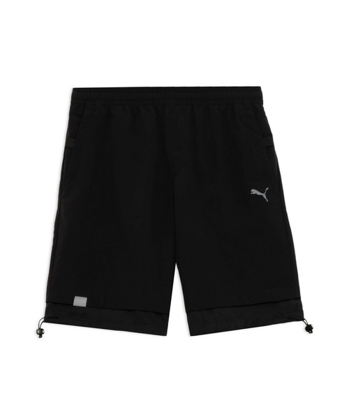 PUMA（プーマ）の「PUMA プーマ メンズ ムーズイン ネイチャー ウーブン ショーツ（その他パンツ・メンズ・ブラック×レッド・X-LARGE/XX-LARGE/SMALL/MEDIUM/LARGE）」の5枚目の写真