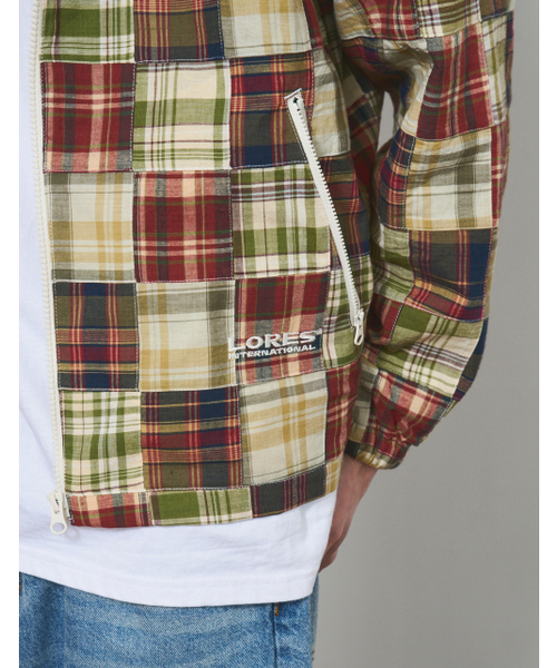 LORES(ロアス)の「Patchwork Hooded Jacket - Green(パーカー・レディース・その他・SMALL/MEDIUM/LARGE)」の2枚目の写真