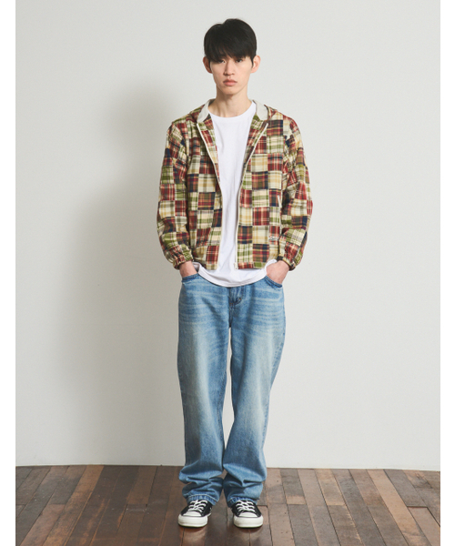LORES(ロアス)の「Patchwork Hooded Jacket - Green(パーカー・レディース・その他・SMALL/MEDIUM/LARGE)」の3枚目の写真