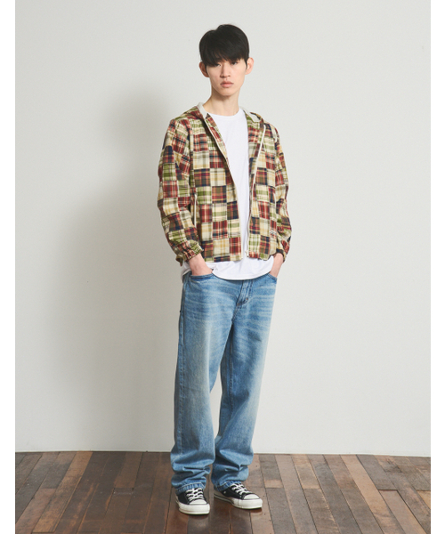 LORES(ロアス)の「Patchwork Hooded Jacket - Green(パーカー・レディース・その他・SMALL/MEDIUM/LARGE)」の4枚目の写真