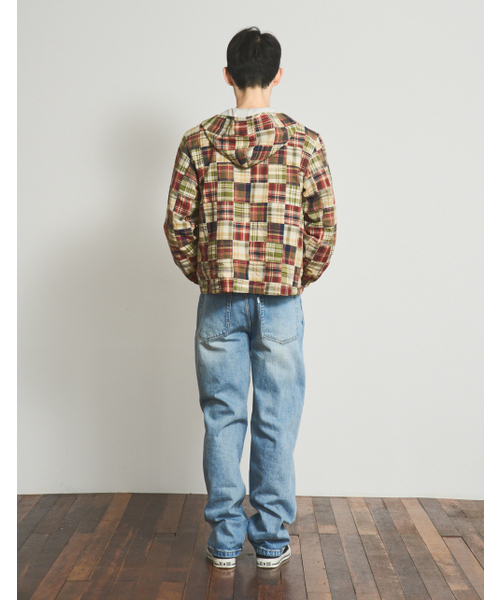 LORES(ロアス)の「Patchwork Hooded Jacket - Green(パーカー・レディース・その他・SMALL/MEDIUM/LARGE)」の5枚目の写真