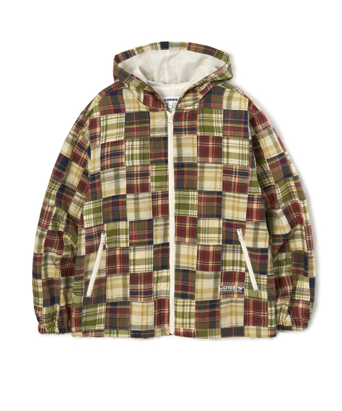 LORES(ロアス)の「Patchwork Hooded Jacket - Green(パーカー・レディース・その他・SMALL/MEDIUM/LARGE)」の6枚目の写真
