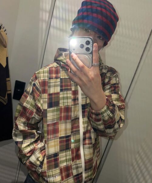LORES(ロアス)の「Patchwork Hooded Jacket - Green(パーカー・レディース・その他・SMALL/MEDIUM/LARGE)」の9枚目の写真