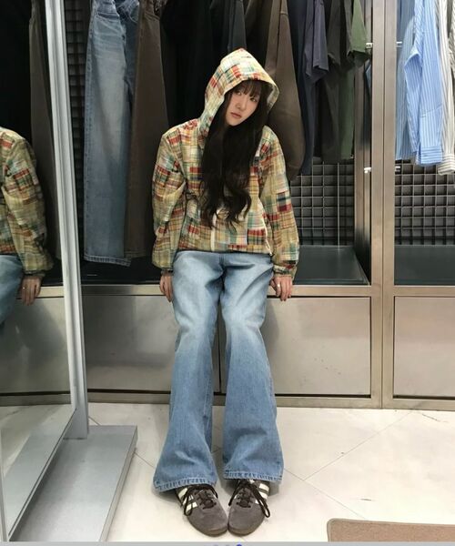 LORES(ロアス)の「Patchwork Hooded Jacket - Green(パーカー・レディース・その他・SMALL/MEDIUM/LARGE)」の10枚目の写真