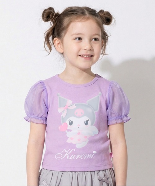 BABYDOLL(ベビードール)の「サンリオ エンジェルTシャツ 1568K(Tシャツ/カットソー・キッズ・その他25/その他24/ライトブルー/パープル・130cm/120cm/110cm/100cm/90cm/140cm)」の2枚目の写真